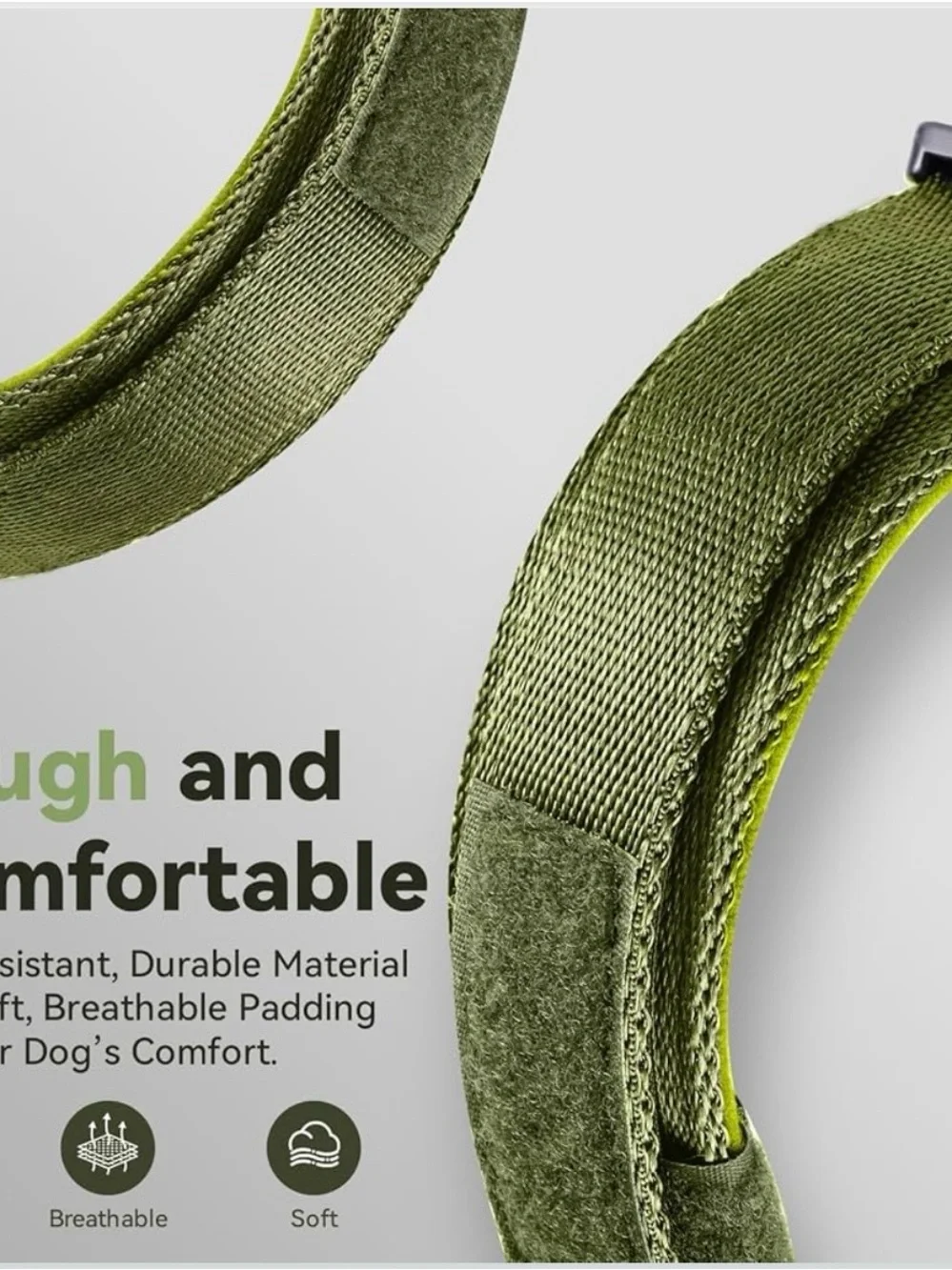 Waterproof, Military Tactical AirTag Dog Collar